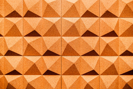 Poly Acoustic Panel Texture Close Upの写真素材