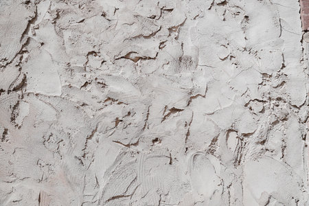 Gray Rough Plaster Gypsum Texture Structureの写真素材