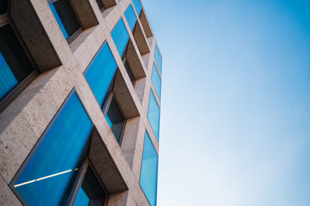 Modern Office Skyscraper Reaching Into the Sky