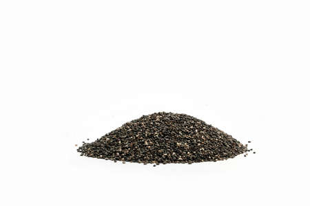 Pile with Chia Seedsの写真素材