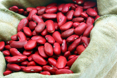 closeup kidney beans