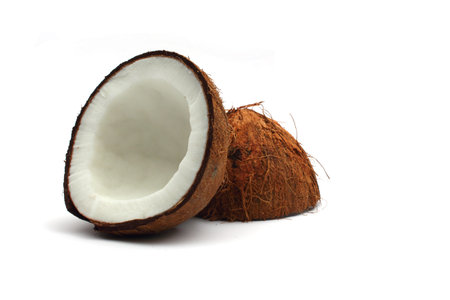 coconut on white