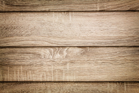 Wooden background from wooden planks from above