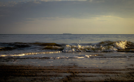 While looking to the ocean, the waves suddenly appear and it caught my eyes because it does match my...