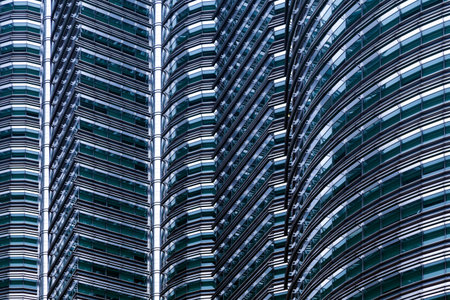 Petronas Twin Towers in Kuala Lumpur, Malaysia.