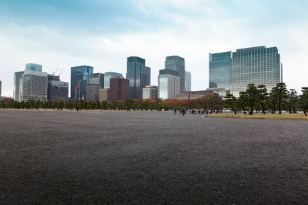 Scenic view of Tokyo.の写真素材