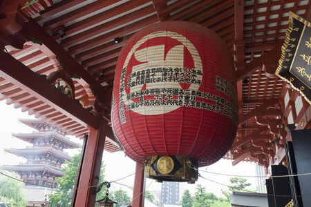 Senso-ji Temple in Asakusa, Tokyo, Japan.のeditorial素材