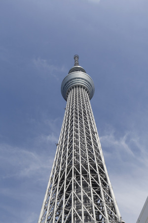 View of TOKYO Skytree in Tokyo,Japan.のeditorial素材