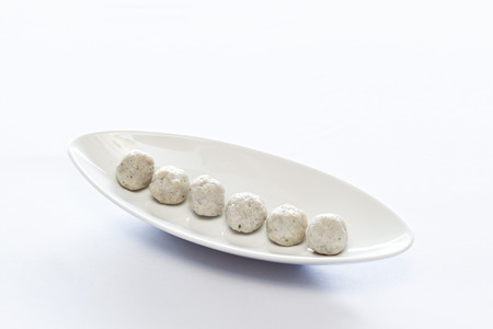 fish meat ballの写真素材
