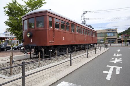 Kawaguchiko Station in Fujikawaguchiko, Japanのeditorial素材