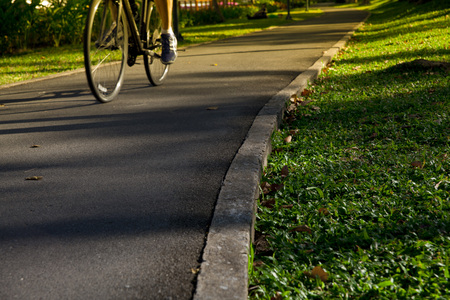 Pedestrian walkway for exerciseの写真素材