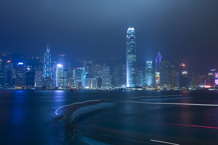 Hong Kong Skylineのeditorial素材