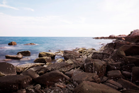 shoreline at beach, waves, beach