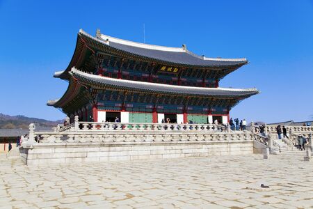 Gyeongbokgung palaceのeditorial素材