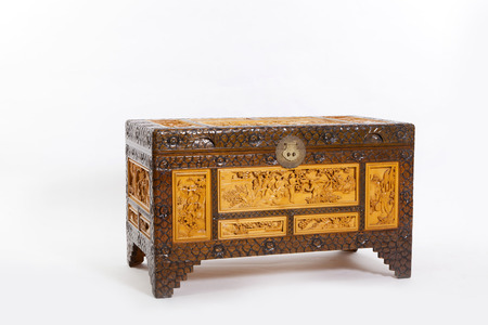 Vintage Chinese cabinetの写真素材