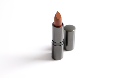 lipstick on white backgroundの写真素材