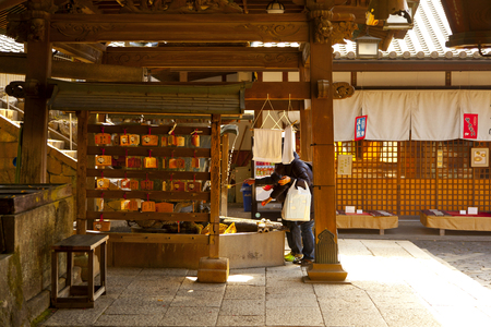 Todaiji Nigatsudo Shrine in Nara, Japanのeditorial素材