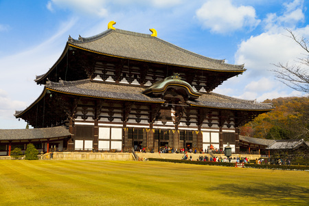 Todaiji temple in Nara,Japan.のeditorial素材