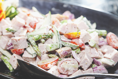 Salad withの写真素材