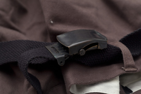 Brown pants and beltの写真素材