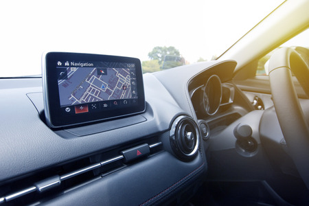 Modern Car Interiorの写真素材