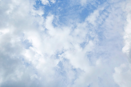 clouds in the blue sky, day
