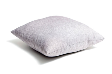 Decorative pillow isolated on white backgroundの写真素材