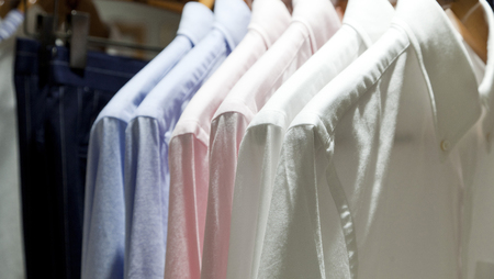 Male fashion store interiorの写真素材