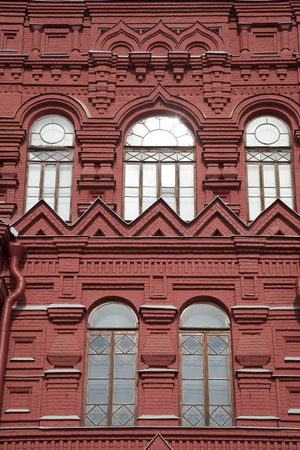 State Historical Museum from Red Square, iconic landmark in central Moscow, Russiaの写真素材