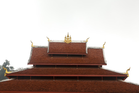 Wat Mai Monastery in Luang Prabang, Laosの写真素材