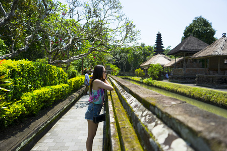 Pura Taman Ayun Temple in Bali, Indonesiaのeditorial素材