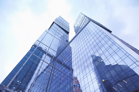 Skyscrapers of Moscow City international business centre in Moscow, Russia.