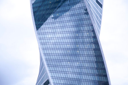 Skyscrapers of Moscow City international business centre in Moscow, Russia.