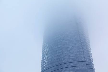 Modern office buildings in Lujiazui district, Shanghai.のeditorial素材