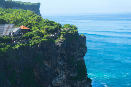 Scenic landscape of Uluwatu Bali. Travel Bali, Indonesia.の写真素材