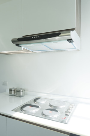 White kitchen contemporary styleの写真素材