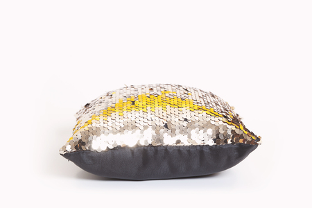 luxury cushion on white backgroundの写真素材