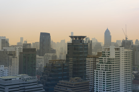 Bangkok skylineのeditorial素材