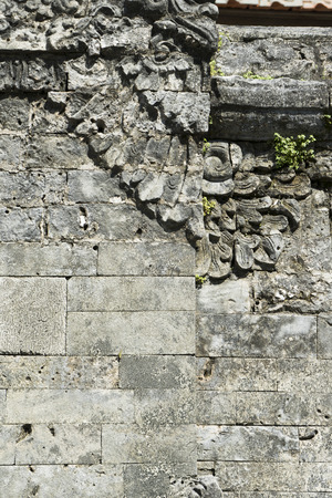 Pura Luhur Temple in Uluwatu, Bali, Indonesiaの写真素材