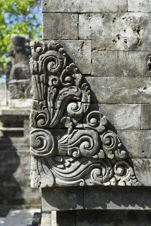 Pura Luhur Temple in Uluwatu, Bali, Indonesiaの写真素材