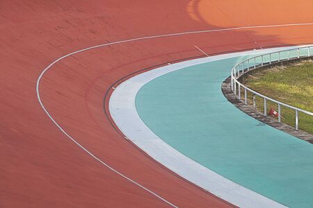 Professional beautiful cycle track. Velodromeの写真素材