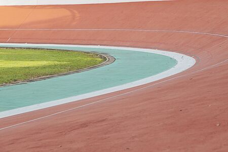 Professional beautiful cycle track. Velodromeの写真素材