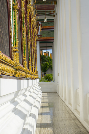Wat Ratchanatdaram Woravihara temple in Bangkok, Thailandの写真素材