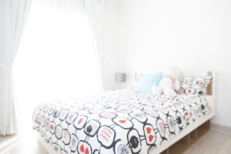 Modern tastefully decorated children's bedroomの写真素材