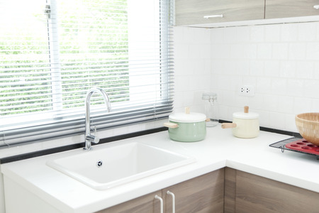 Kitchen granite counterの写真素材