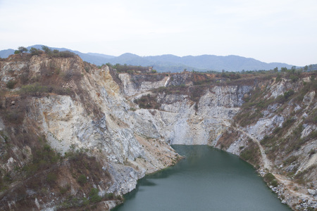 view of Grand Canyon Chonburi ,Thailand ,Landmark in Chonburi Thailandの写真素材