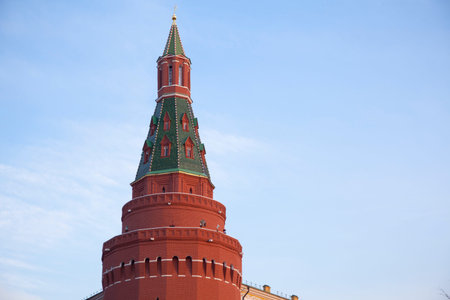 Tower of the Kremlin in Moscow Russia