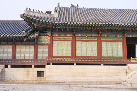 Changdeokgung Palace or Changdeok Palace, is a large park in Jongno-gu, Seoul, South Korea.のeditorial素材