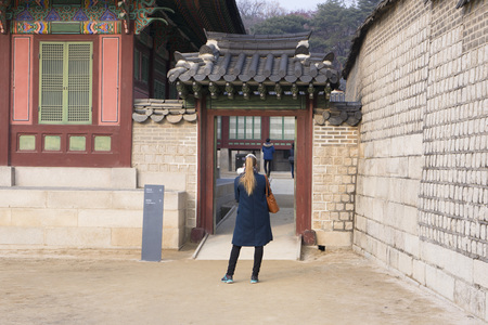 Seoul Eastern Palace (Changdeokgung) a UNESCO world heritage site in Seoul, South Koreaのeditorial素材