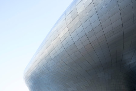 Dongdaemun Design Plaza (DDP) in Seoul, South Koreaのeditorial素材